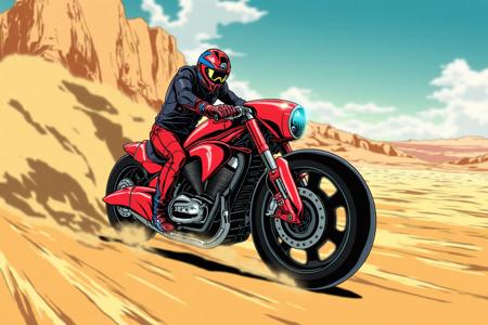 REDLINE Style (FLUX) v0.1
