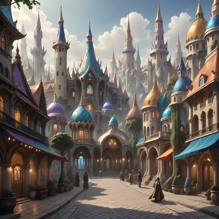 Fantasy city II (SDXL/Illustrious) SDXL