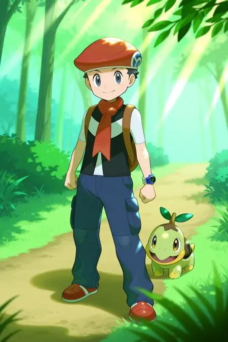 Lucas / Rei (Multiple Outfits) - Pokémon - (Pony) / (Illustrious)