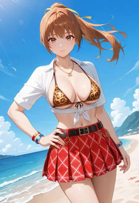 スクール・バイブス / School Vibes - DOAXVV Outfit (Illustrious)