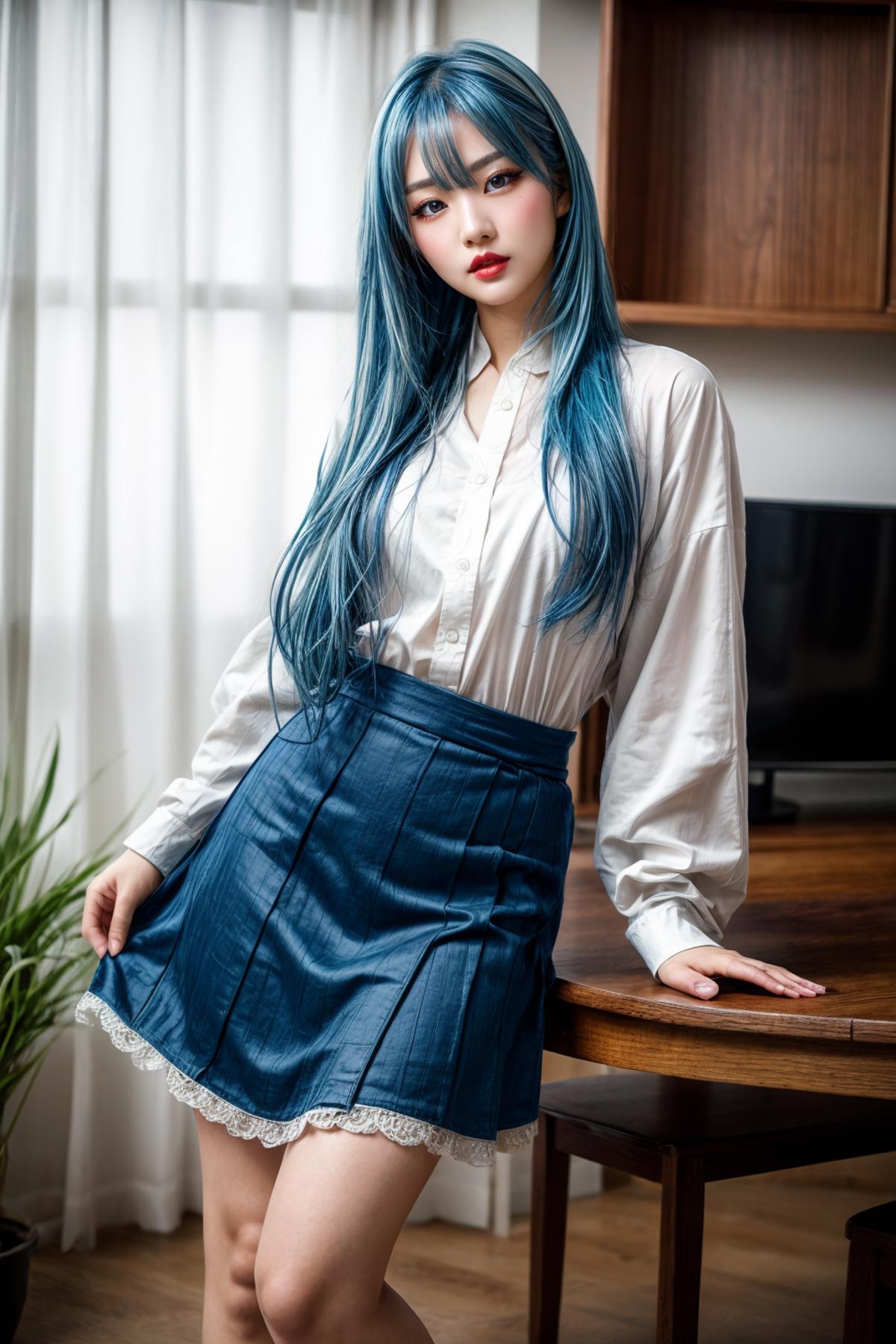 Shirt and Long Skirt By Stable Yogi image by Godkiller477