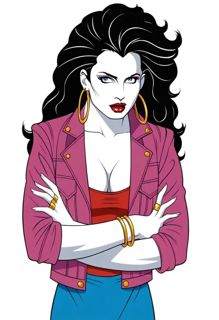 Nagel Bagel: 80s Flat Vector Fashion Art PDXL