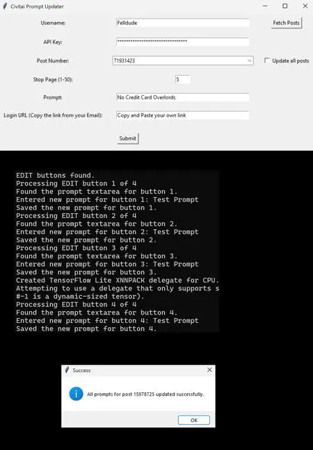 Automatic Civitai Website MetaData Tool