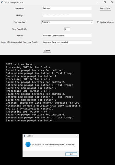 Automatic Civitai Website MetaData Tool v2.0