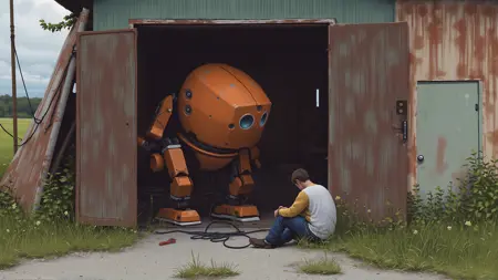 Simon Stålenhag style (FLUX)
