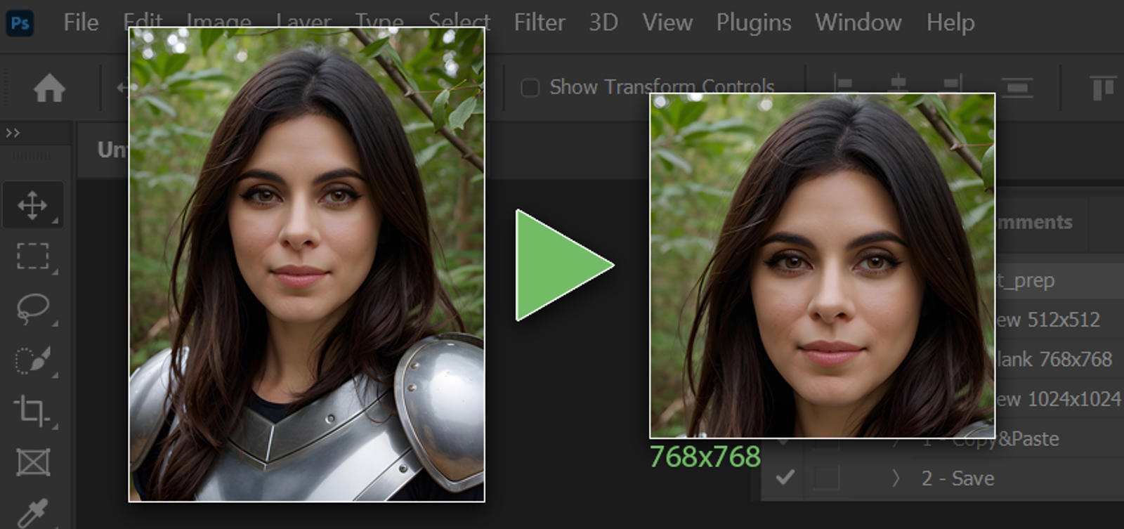 Faster image editing (Photoshop workflow)