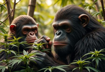 planet of the apes but they all grow cannabis instead of fighting