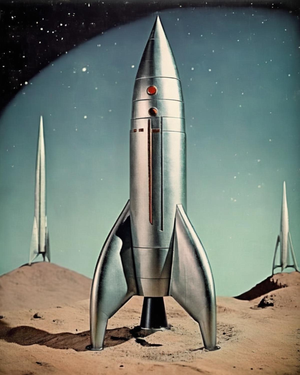 Retro Rocket image by Ciro_Negrogni