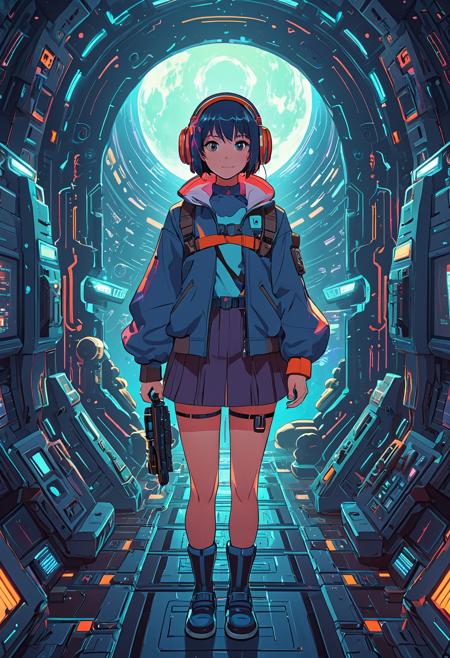 anime artwork <lora:Beeple_retrofuturism-000005:1>,Beeple style,retrofuturism, . anime style, key visual, vibrant, studio anime,  highly detailed