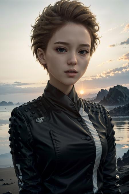 FragileDS, 1girl, solo, short blonde hair, upper body, close up, sunrise,
masterpiece, best quality,
<lora:epi_noiseoffset2:1>,   <lora:FragileDS:0.7>