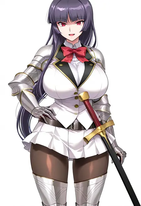Sei Brunehilde School Uniform - Sei Brunehilde Gakuen Shoujo Kishidan to Junpaku no Panti Kacchuu Ojousama no Zecchou Omorashi  [ Illustrious / Pony ]