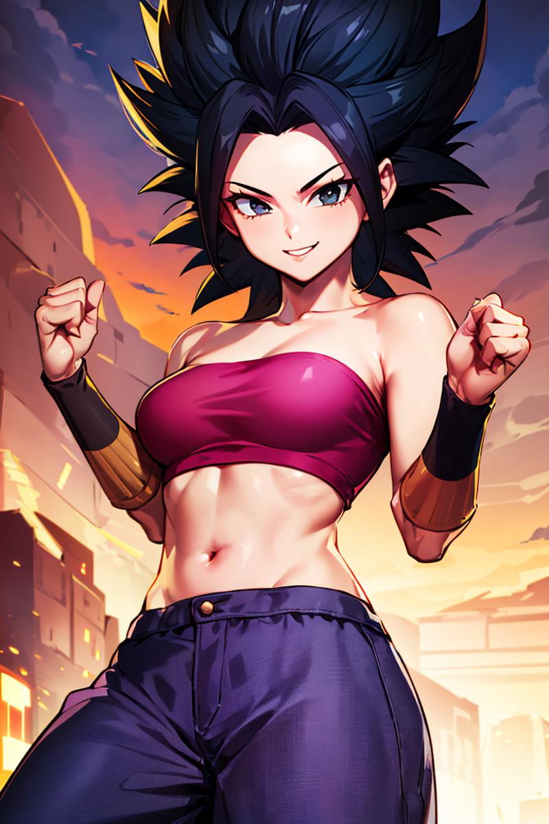 Caulifla + Super Saiyan 4 Form + SDXL & SD1.5 (Dragon Ball Super) image by CitronLegacy