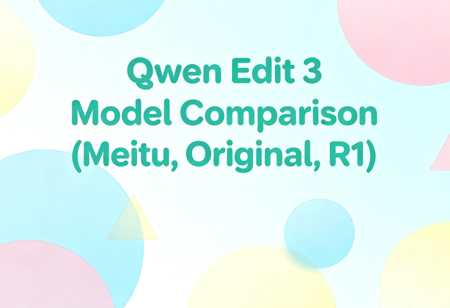 Qwen Edit 3 Model Comparison (Meitu, Original, R1) v1.0
