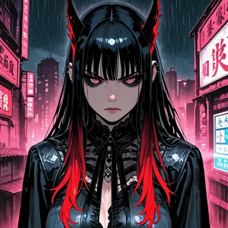 LoRA – Nynx Ghoul – Gothic Seductress SDXL (NSFW)