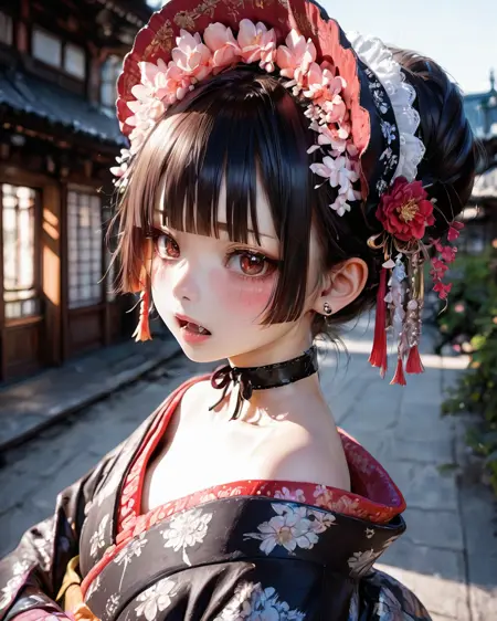 gothic oiran faceless_V1.0 illustrijEVO