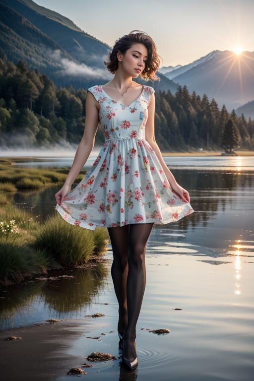 Flower Print Frock by Stable Yogi image by stormcenter111