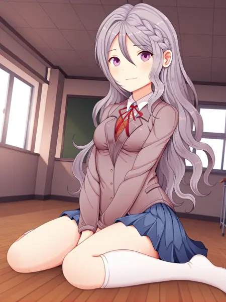 Kotonoha - Doki Doki Literature Club! - | Illustrious XL | - COMMISSION by YeiyeiArt