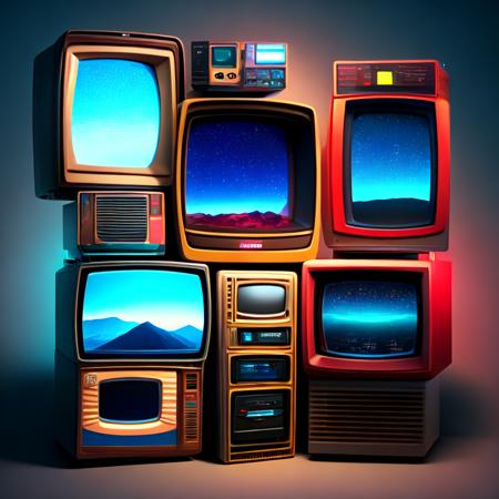 (tvcity:1) a bunch of televisions that are in the dark <lora:djzTVcityV21_LoraBooth:1>