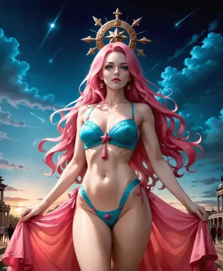 Electric Flamingo Style PONY XL