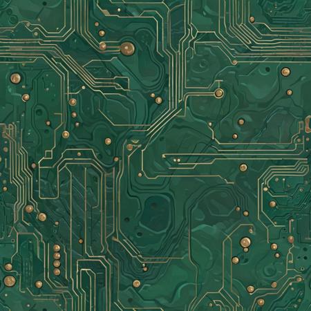 2d seamless hand-painted texture
detailed circuit board,  circuit board pattern,
chiseled edges,
masterpiece, detailed, high quality, high resolution, 4k texture