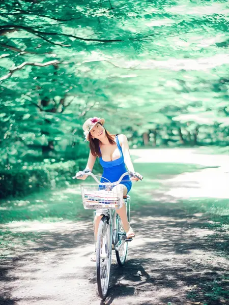 日系风格滤镜美女