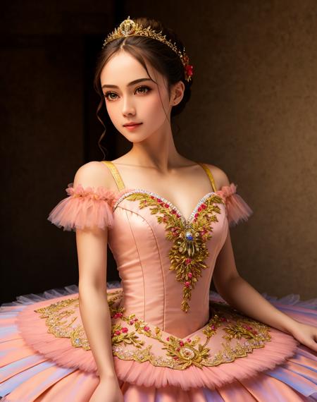 PRIMA BALLERINA (ballerina dress) - (M/L) : : Moda
