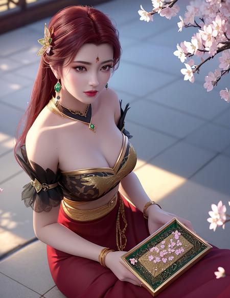 (,1girl, pov,best quality, ) , (((,1girl, solo, large breasts, looking at viewer, cherry blossoms ))) <lora:DA_YaFei:0.6>
ultra realistic 8k cg, flawless, clean, masterpiece, professional artwork, famous artwork, cinematic lighting, cinematic bloom, perfect face, beautiful face, fantasy, dreamlike, unreal, science fiction, lace, lace trim, lace-trimmed legwear, luxury, jewelry, diamond, gold, pearl, gem, sapphire, ruby, emerald, intricate detail, delicate pattern, charming, alluring, seductive, erotic, enchanting, hair ornament, necklace, earrings, bracelet, armlet,halo,autumn, from above,