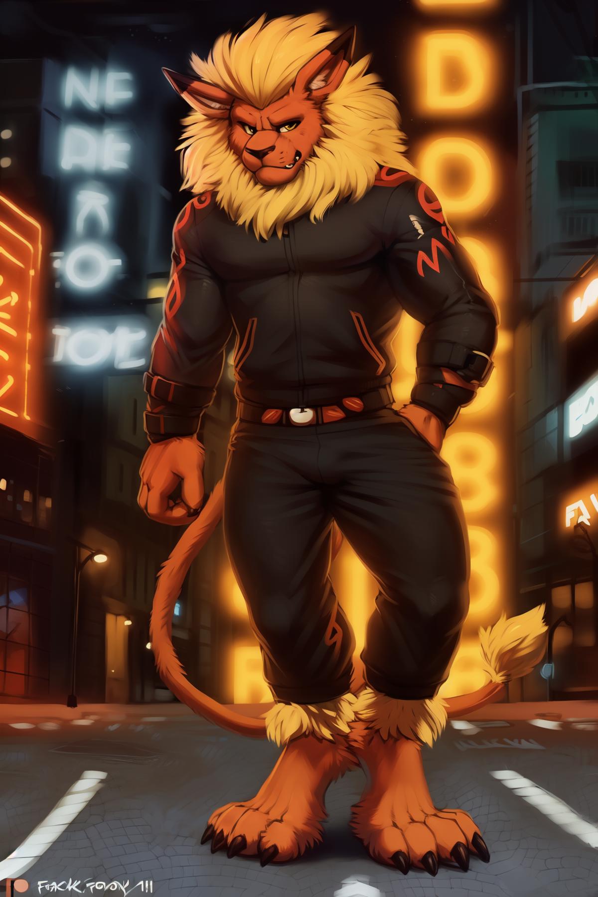 Leomon image by Cynfall