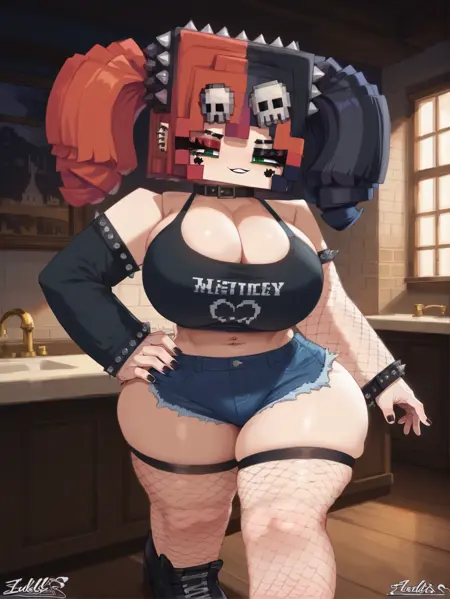 Ellie Walls SDXL LoRA | OdysseyEllie OC [Pony Diffusion]