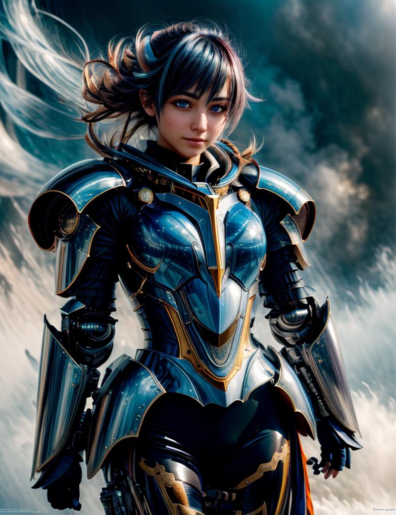 Lady Bra / Lady in armor / sci-fi image by Kotoshko