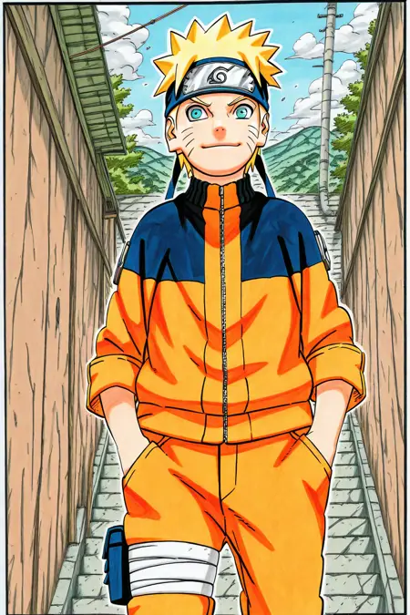 Kishimoto Masashi manga style