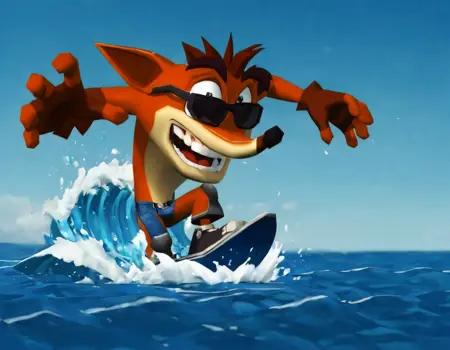[LuisaP❤️] CRASH BANDICOOT [LOW POLY] For BlenderXL Illustrious