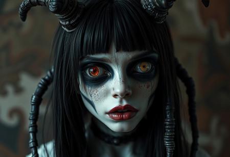 h r giger style icky eye girl