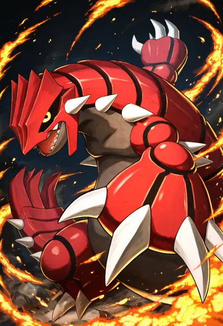 Groudon: Continent Pokémon | グラードン (Pokedex #0383)