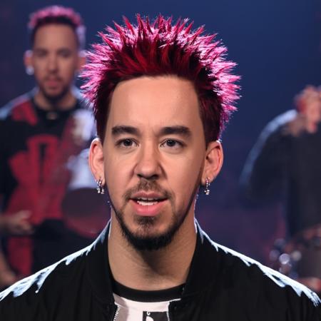 Mike Shinoda young Mike Shinoda spiked hair