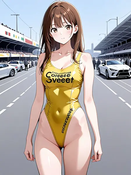 [IL / Pony] Racequeen Highleg Leotard