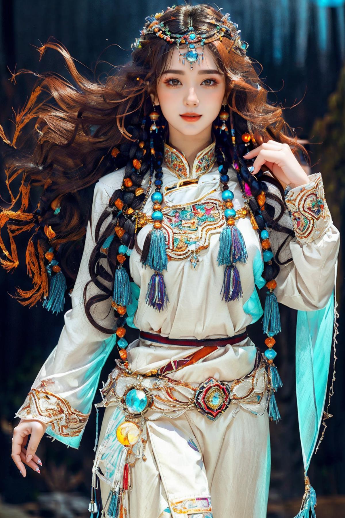 TQ - Tibet Clothes | Trang phục Tây Tạng | Clothing LoRA image by Darknoice