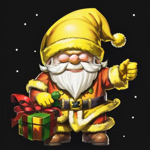 Yellow Santa for Yellow Team image by eldisss