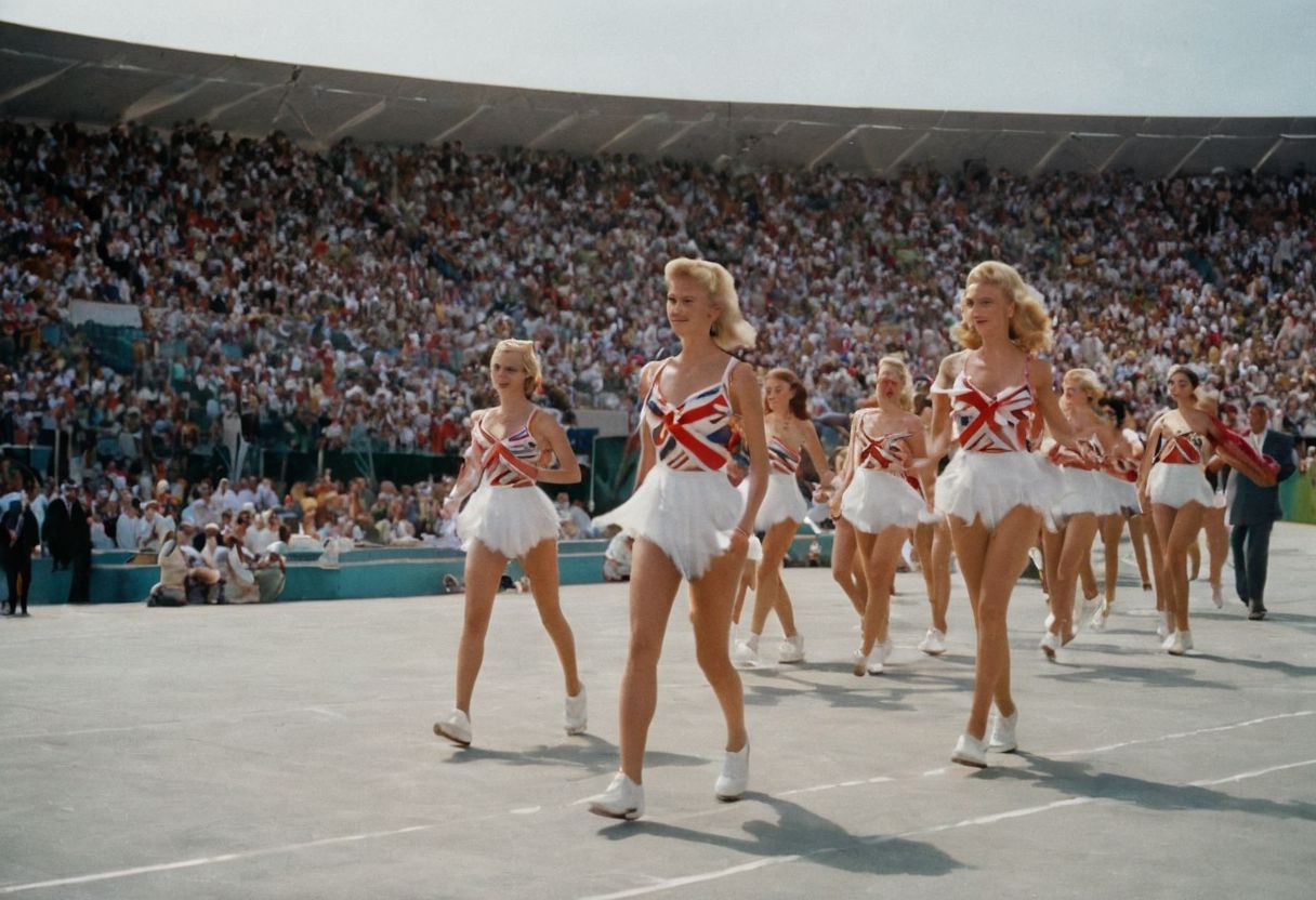 leica m3, 35mm Voigtlander lens, Portra 160/400, photo of 1950s Opening Ceremony of The Olympic Games
, natural  sunlight