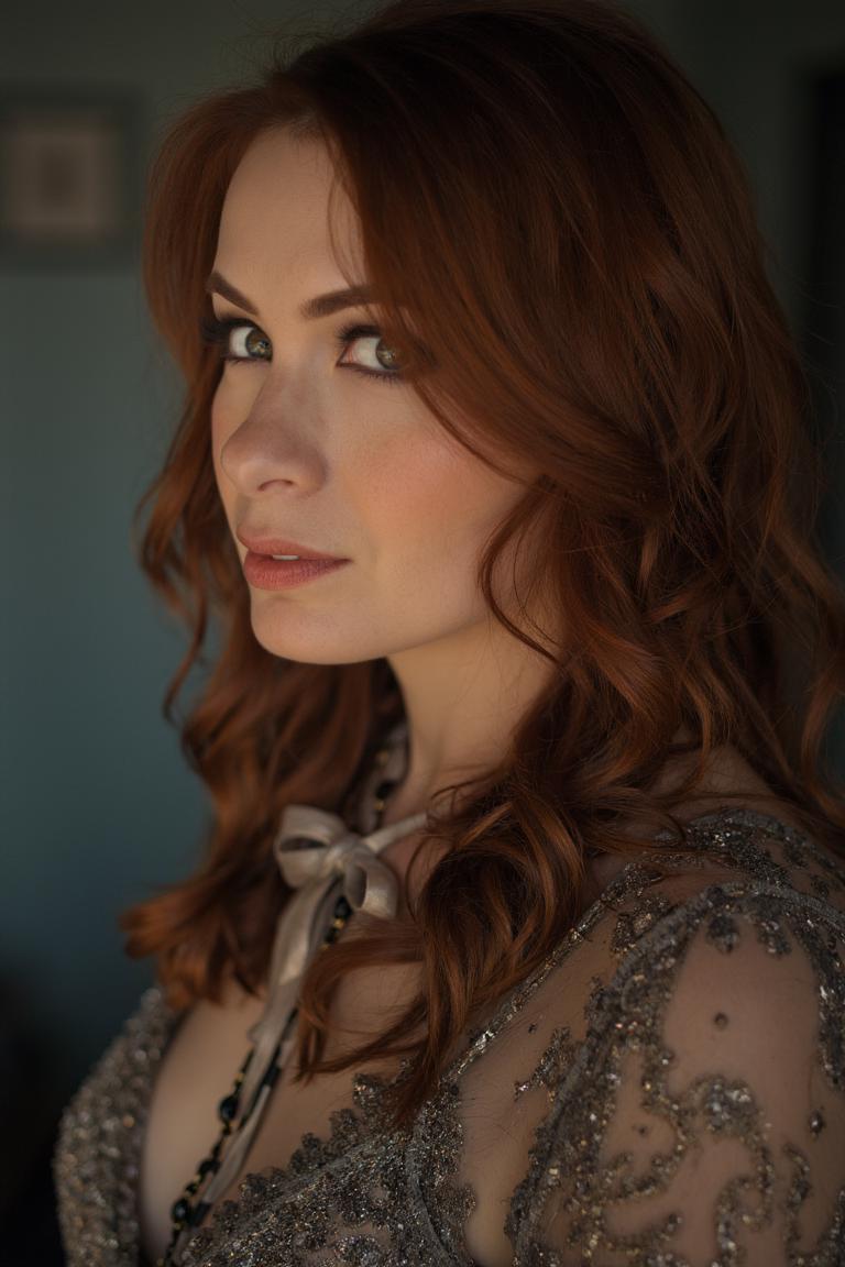 close up of sks woman in a professional photoshoot, studio lighting, wearing bowtie