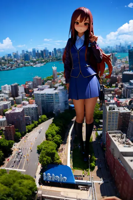 PVC Giantess - LoRA