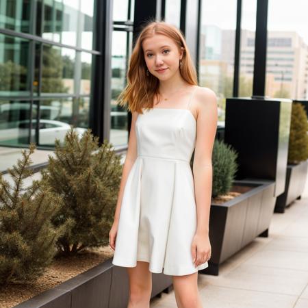 RAW photo of  lifewithmak, Dedicated to success in a Shift dress and pointed-toe pumps at a financial firm, (high detailed skin:1.2), 8k uhd, dslr, soft lighting, high quality, film grain, Fujifilm XT3,   <lyco:lifewithmag-000023:1.0>