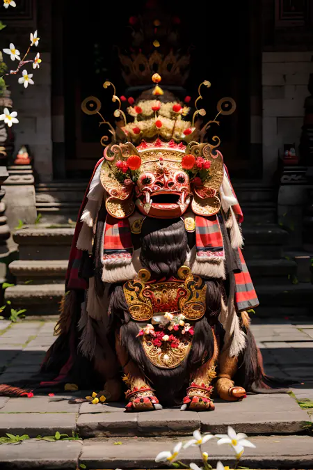 Barong Bali - Balinese mythological creature