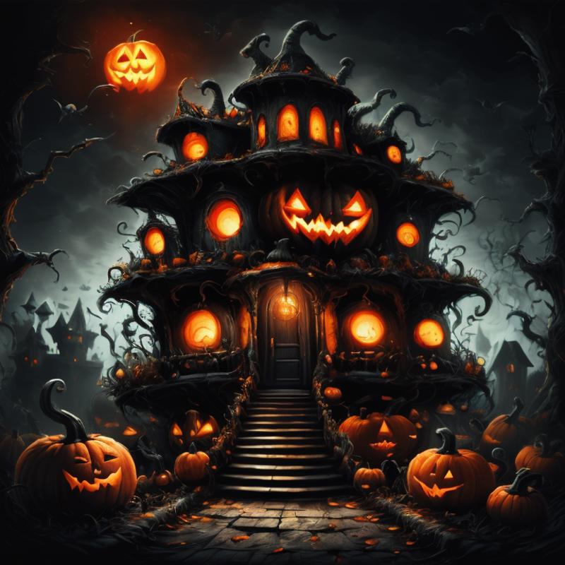 DonM - Halloween - Light/Pumpkin overflow - [SDXL, SD1.5]🎃👻 image by DonMischo