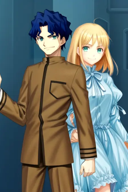 Shinji Matou x Artoria Pendragon (Final Episode) (Fate/Stay Night)