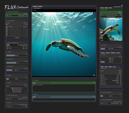 FLUX Continuum (Modular Interface for ComfyUI) v1.3