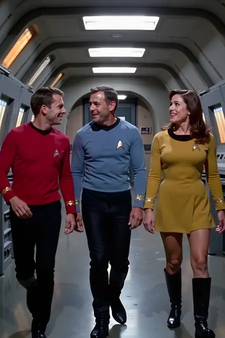 Star Trek TOS uniforms (FLUX)