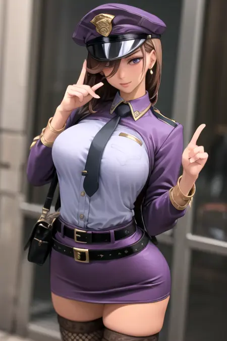 Policewoman Akiko (Oda Non)