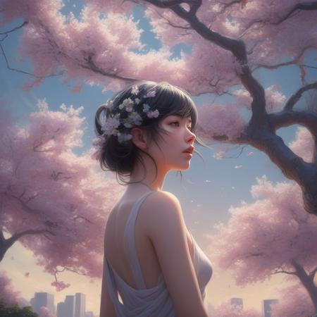 A fabulous oil painting by dawn. 3d, overdetalized and its inherent fantastic brilliance, frosty plumage, overdetalized surreal background with flowers, digital art, concept art, surrealism, oil painting, watercolor, octane rendering, blooming apple tree, connection with nature through a blooming garden, flowers, oil painting, watercolor, octane rendering, more - detailed, magical, fabulous. Adrian Chesterman, artstation, 4k, symmetrical, soft lighting, artstation trend, complex details, high detail, pencil drawing, sketching, unreal engine, dripping paint, oil painting, heavy strokes, oil painting, bold strokes, paint stains, additional depth, unreal engine, greg Rutkowski, loish, rads, beeple, Makoto Shinkai and lois van Baerle, Ilya Kuvshinov, rossdraws, Tom Bagshaw, Alphonse Mucha, global lighting, detailed and intricate surroundings, blooming apple tree, hyperrealistic-fantastic, connected with nature through a blooming garden, artforum.