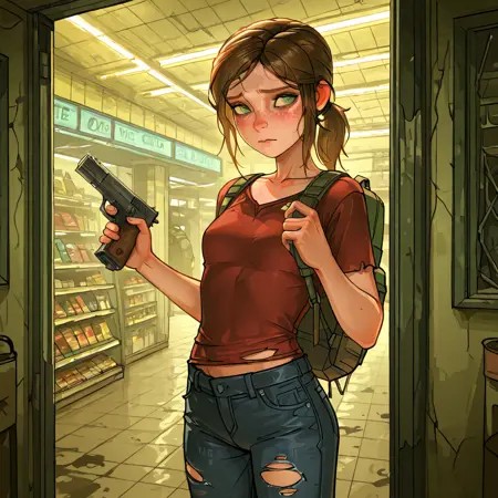 Ellie Last of Us Illustrious